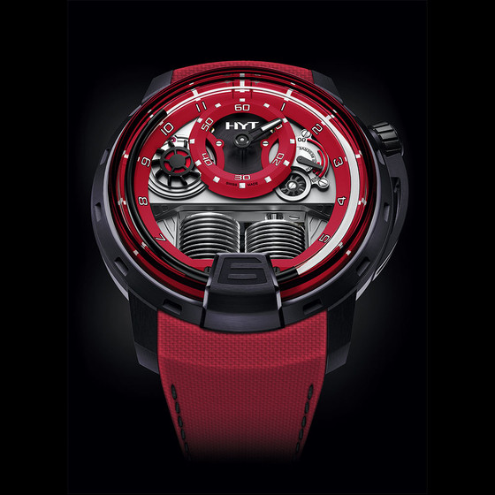 Buy Replica HYT H1 COLORBLOCK RED Men 148-TT-80-NF-FR watch